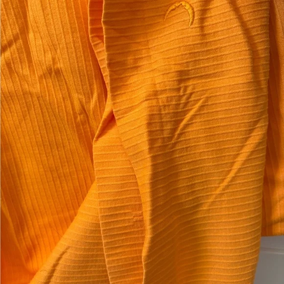 ZYIA Orange Ribbed Tank Top - Picture 5 of 5